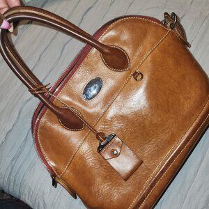 Dooney and Burke leather satchel